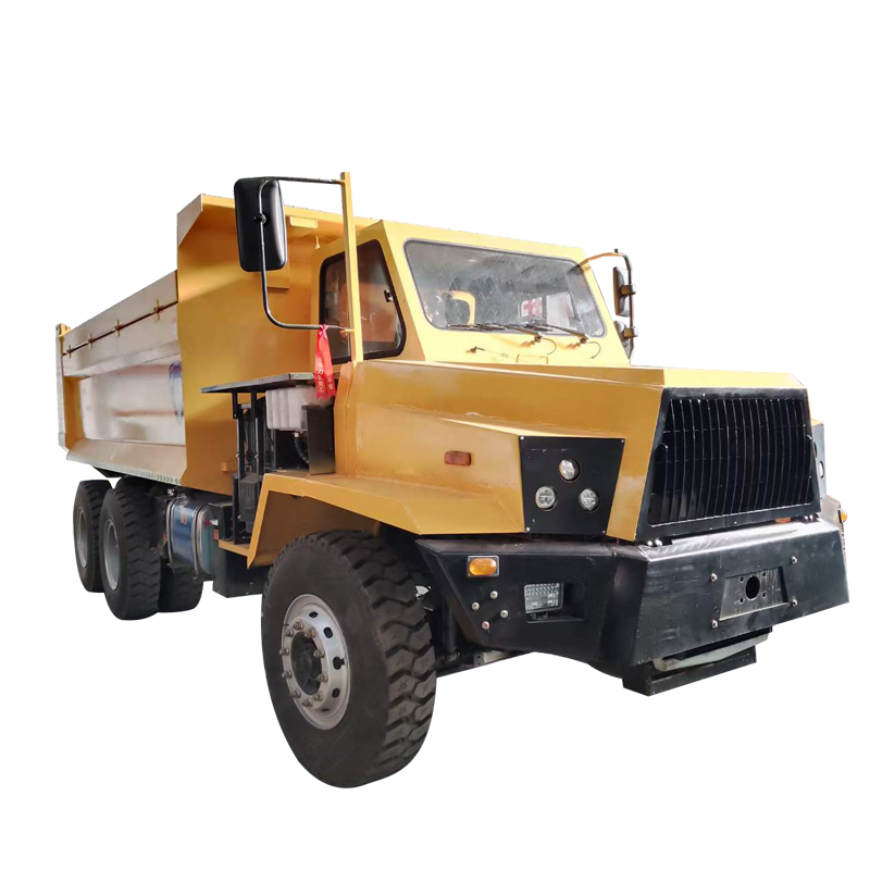 力牛礦安標(biāo)志UQ-35噸尖頭礦山井下專用運(yùn)輸車(chē) 礦用巷道渣土車(chē)濕式制動(dòng)